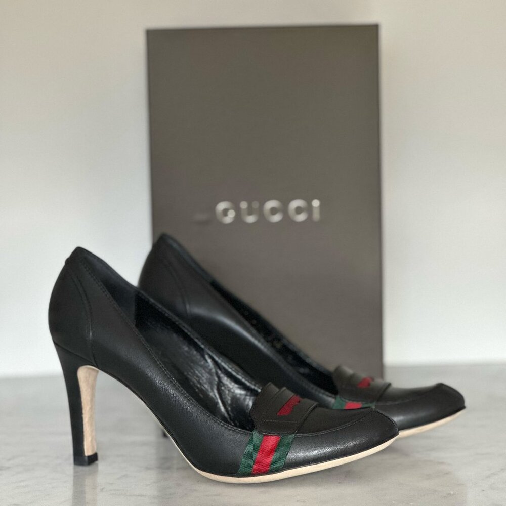 Gucci Black Heels - 7.5